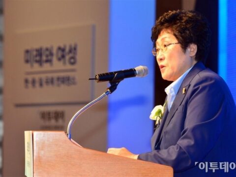 [한중일 콘퍼런스] 김정숙 회장 “국가 경쟁력 제고, 여성의 정치·경제·사회 참여확대가 관건”